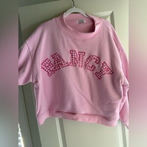 Shop Fancy Pink Gingham Mockneck